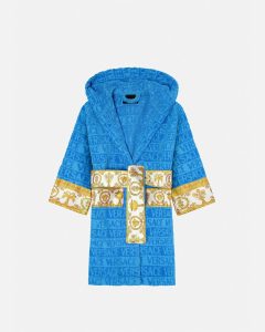 BAROQUE KIDS BLUE VERSACE ROBE