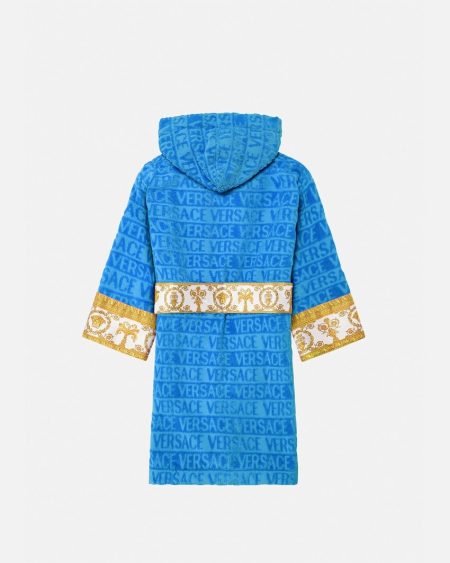 BAROQUE KIDS BLUE VERSACE ROBE