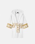 BAROQUE KIDS WHITE VERSACE ROBE