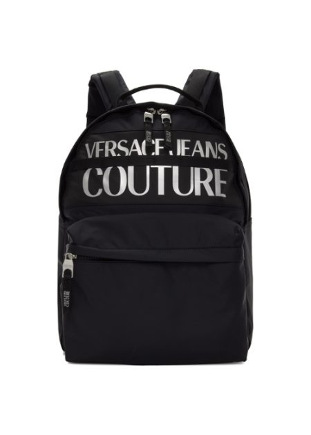 JEANS COUTURE SAFFIANO ALLOVER VERSACE BACKPACK