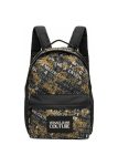 JEANS COUTURE BLACK LOGO COUTURE VERSACE BACKPACK