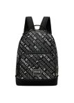 JEANS COUTURE BLACK RANGE LOGO VERSACE BACKPACK