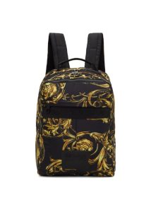  BLACK REGALIA BAROQUE BOX VERSACE BACKPACK