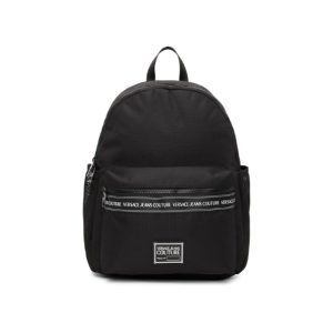 VERSACE JEANS COUTURE BLACK RANGE BRAND STRIPE BACKPACK