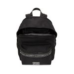 VERSACE JEANS COUTURE BLACK RANGE BRAND STRIPE BACKPACK