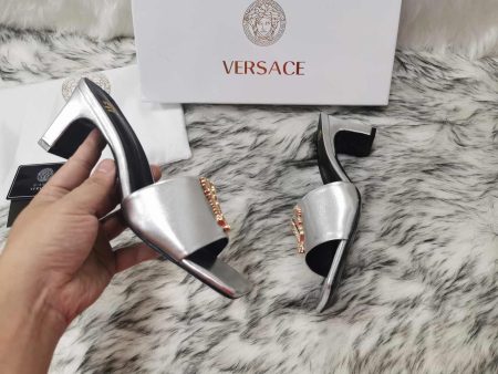 HIGH HEEL CLASSIC VERSACE SLIPPERS 