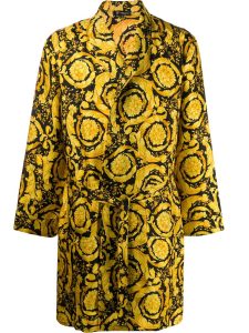 VERSACE BAROCCO PRINT DRESSING BATHROBE 