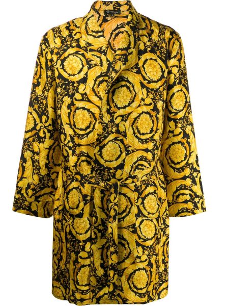 VERSACE BAROCCO PRINT DRESSING BATHROBE