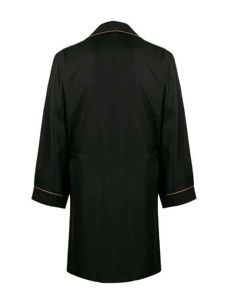 VERSACE JACQUARD SILK ROBE