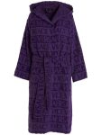 VERSACE ALLOVER TERRY CLOTH BATHROBE