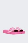 VERSACE PINK ALLOVER SLIDES