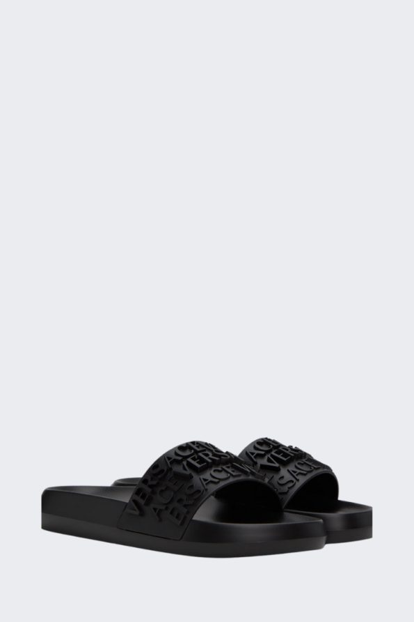 BLACK ALLOVER SLIDES