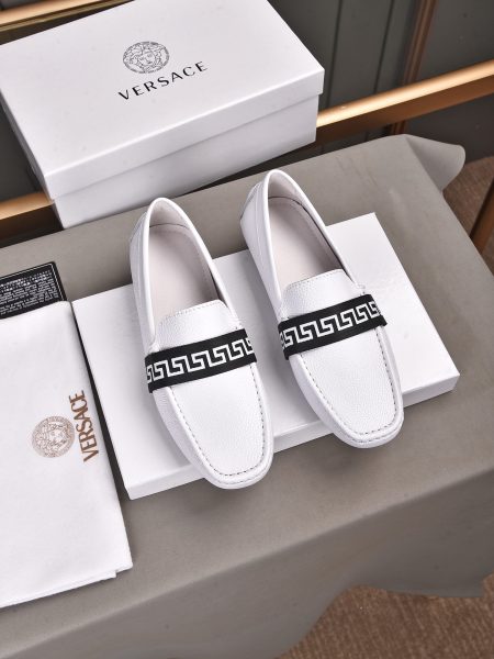 MEDUSA BIGGIE WHITE DRIVER SHOES