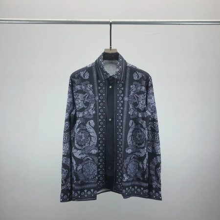 VERSACE BLACK PRINTED SHIRT