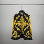 VERSACE MEDOUS GOLDEN & BLACK SLEEVED SHIRT