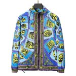 VERSACE ZIP-UP PRINTED JACKET