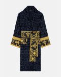 VERSACE BAROQUE BLUE BATHROBE