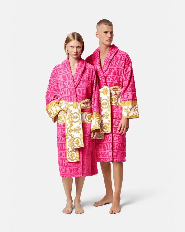 BAROQUE PINK VERSACE ROBE