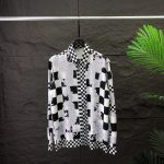 VERSACE PRINTED WHITE PRINTED SLEEVED SHIRT