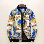 VERSACE PRINTED ZIP-UP JACKET