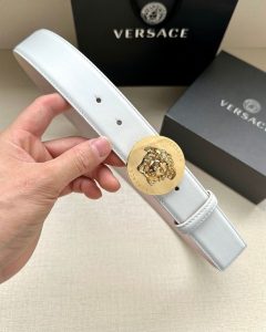 VERSACE MEDUSA BIGGIE LEATHER BELT