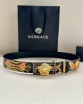 LA MEDUSA REVERSIBLE LEATHER BELT