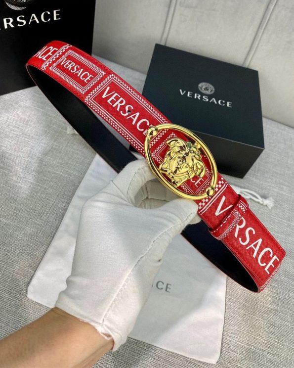 VERSACE RED BELT