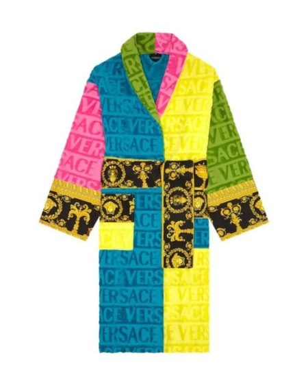 VERSACE MULTI COLORED ROBE