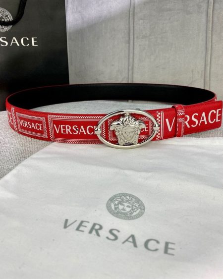 VERSACE RED BELT