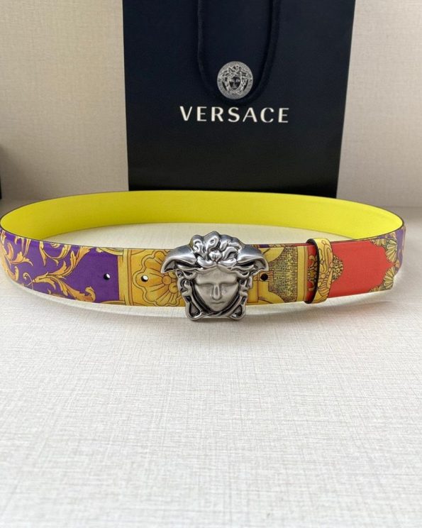 VERSACE MEDUSA  PRINTED BELT