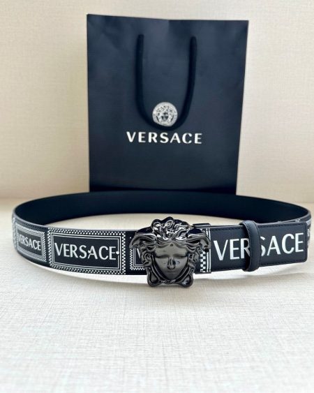 Versace Medusa Black Belt