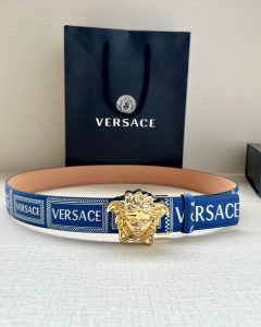 Versace Medusa Blue Belt