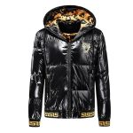 VERSACE EROS BLACK GOLDEN ZIP UP JACKET