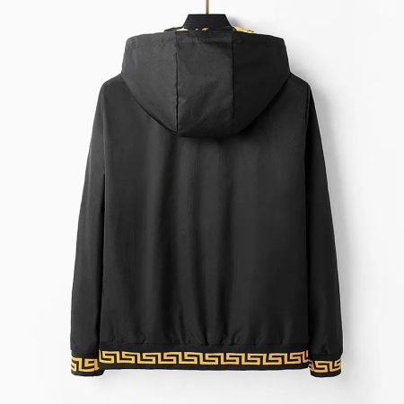 VERSACE BAROQUE INSIDE GOLDEN ZIP UP JACKET