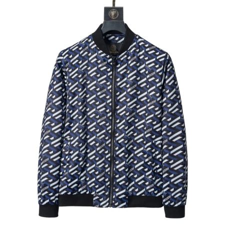 VERSACE BAROQUE PRINTED ZIP UP JACKET