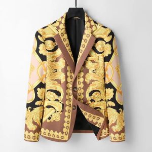 VERSACE BAROQUE PRINT BLAZER