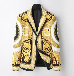 BAROQUE PRINT BLAZER VERSACE