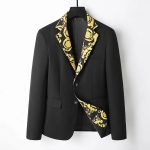 VERSACE BAROQUE INSIDE PRINT BLAZER