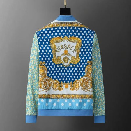 VERSACE NEW ZIP-UP PRINTED JACKET