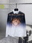 VERSACE EROS LOGO SLEEVED SHIRTS FOR MEN  