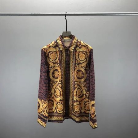 VERSACE MEDOUS GOLDEN SLEEVED SHIRT