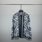 VERSACE MEDOUS BLACK & WHITE SLEEVED SHIRT