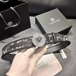 Versace Medusa leather belt