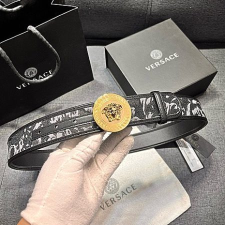 Versace Medusa leather belt