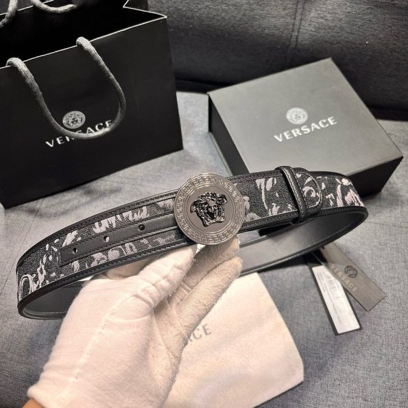 Versace Medusa leather belt