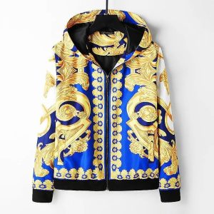 VERSACE YOUNG HOODED TRACK JACKETS